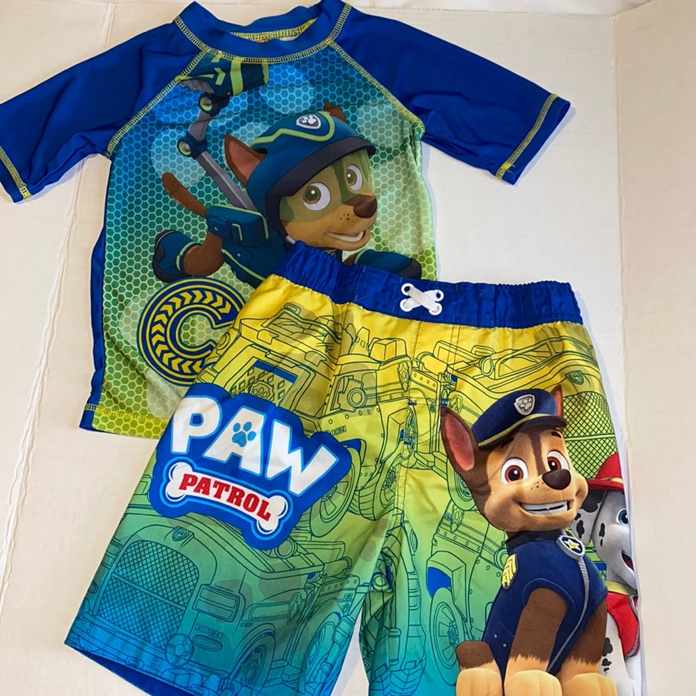 Paw patrol boy swimming set